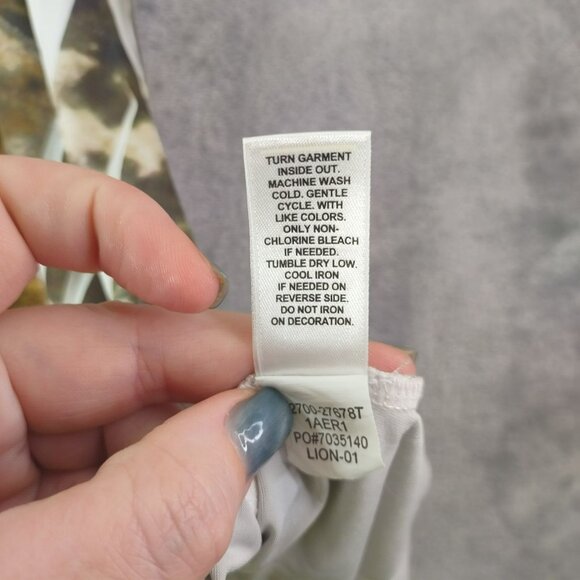 Cato Woman Plus Size Embellished‎ Asymmetrical Tunic 18 20W Fall Boho Artsy - Picture 9 of 10